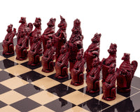 Das Berkeley Chess Royal Beasts Black Cardinal Grand-Schachset