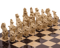 Das Berkeley Chess Royal Beasts Black Cardinal Grand-Schachset