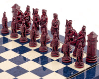 Berkeley Chess Roman Blue Cardinal Schachset