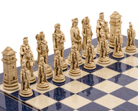 Berkeley Chess Roman Blue Cardinal Schachset