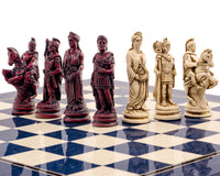 Berkeley Chess Roman Blue Cardinal Schachset