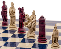 Berkeley Chess Roman Blue Cardinal Schachset