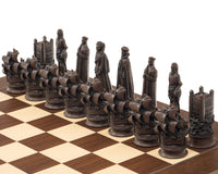 Berkeley Chess Elizabethan Russet und Palisander – Großes Schachset