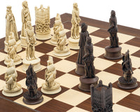Berkeley Chess Elizabethan Russet und Palisander – Großes Schachset