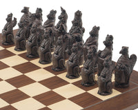 Das Berkeley Chess Royal Beasts Russet- und Palisander-Grand-Schachset