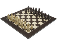 Das Berkeley Chess Egyptian Russet- und Wenge-Schachset