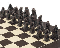 Das Berkeley Chess Egyptian Russet- und Wenge-Schachset