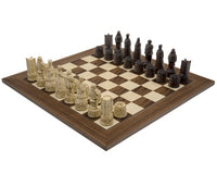 Das Berkeley Chess English Russet & Walnut Schachset