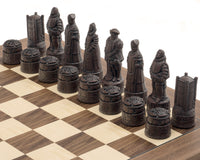 Das Berkeley Chess English Russet & Walnut Schachset