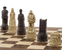 Das Berkeley Chess English Russet & Walnut Schachset