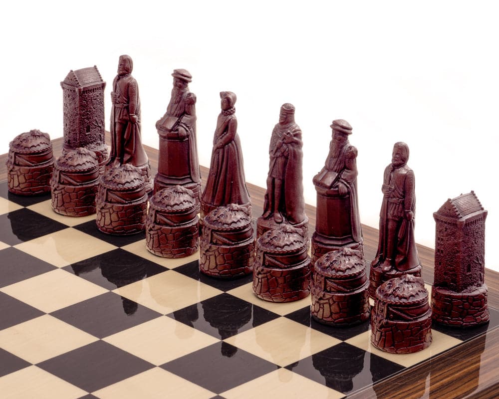 Das Schottische Schachspiel aus Russet Palisander von Berkeley Chess (Hover Image)