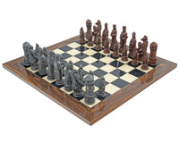 Berkeley Chess Camelot Metall- und Palisander-Schachset