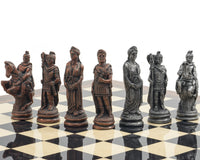 Berkeley Chess Roman Metal & Palisander-Schachset
