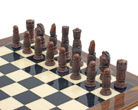 Berkeley Chess viktorianisches Schachset aus Metall und Palisander