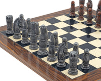 Berkeley Chess viktorianisches Schachset aus Metall und Palisander