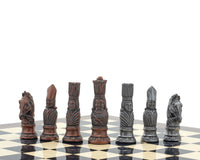 Berkeley Chess viktorianisches Schachset aus Metall und Palisander