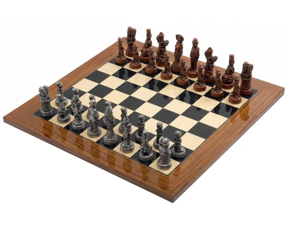 Berkeley Chess Movie Stars Metall- & Palisander-Grand-Schachset