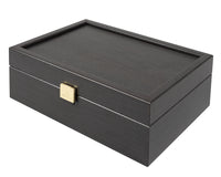 Schwarzes Art-Deco-Schachset