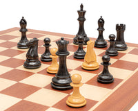 Das Abingdon Schwarz- und Mahagoni-Schachset