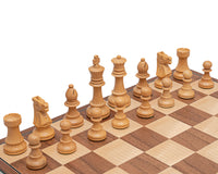 Conquest Klapp-Schachset in Walnuss und Schwarz