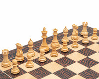 Klassisches Staunton-Schachset in Tiger-Ebenholz und Schwarz
