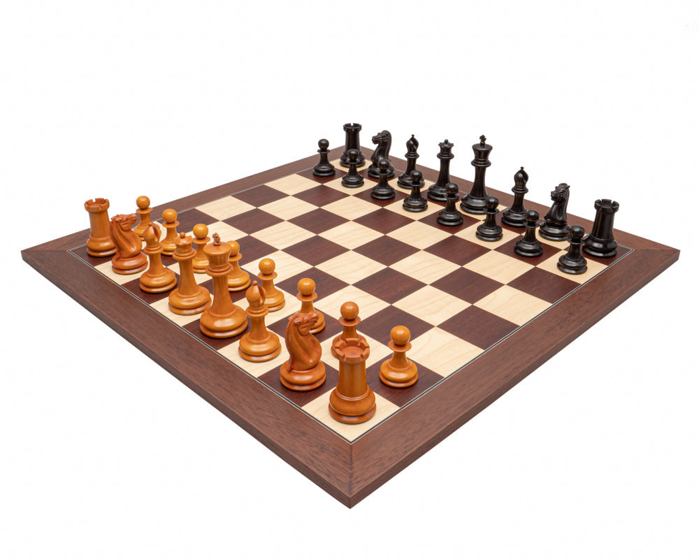 Die JJ Cooke Edition Ebenholz und Montgoy Luxus-Schach-Set