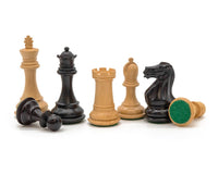 Luxury Staunton Competition Chess Set pieces laid out on display