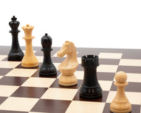 Weltmeisterschafts-Schachset - Wenge-Edition mit Aufbewahrungsbeutel für Schachfiguren