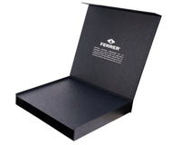 Rechapados Ferrer Schwarzes & Oliven Deluxe Staunton Schachset mit Schachkassette