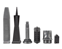 Skyline Premium Metall-Schachfiguren – San Francisco Edition